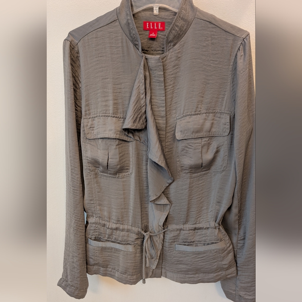Elle Women's Utility Jacket in Gray
